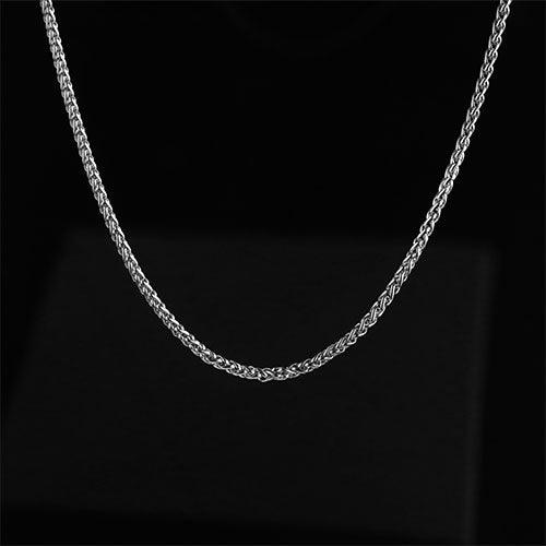 WOLFHA  JEWELRY CHAIN Wheat Chain Silver 3