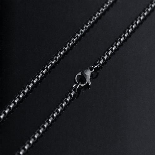 WOLFHA JEWELRY CHAIN Box Stainless Steel Black Chain 2