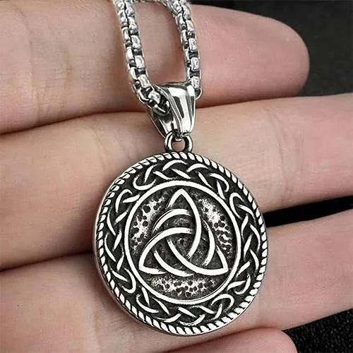 WOLFHA JEWELRY PENDANT Celtic Trinity Love Knot Pendant Necklace 2