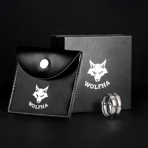 WOLFHA JEWELRY Couple Heart-Shaped Stainless Steel Rings 8