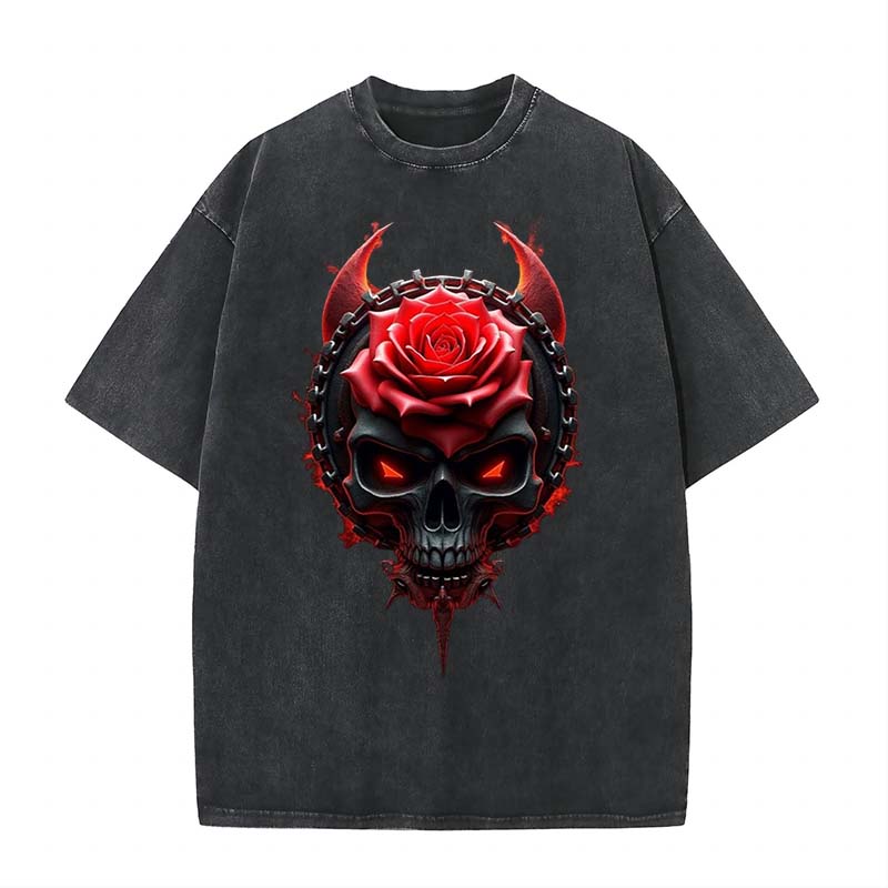 Demon Bloom Vintage Washed T-Shirt