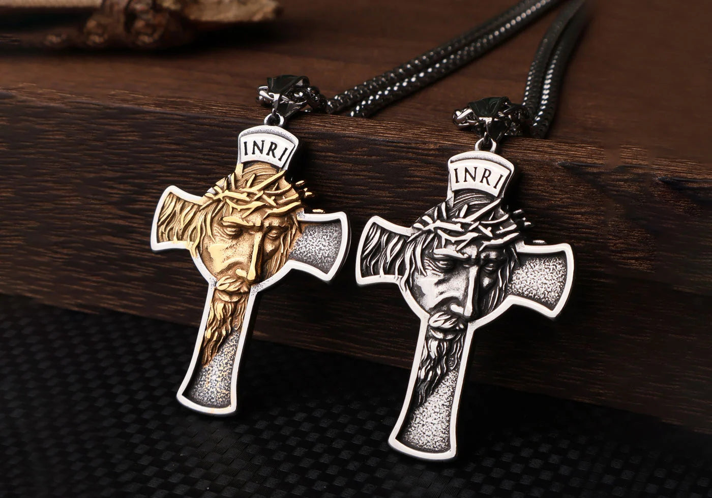 Jesus_Christ_Face_Crucifix_Cross_Stainless_Steel_Pendant