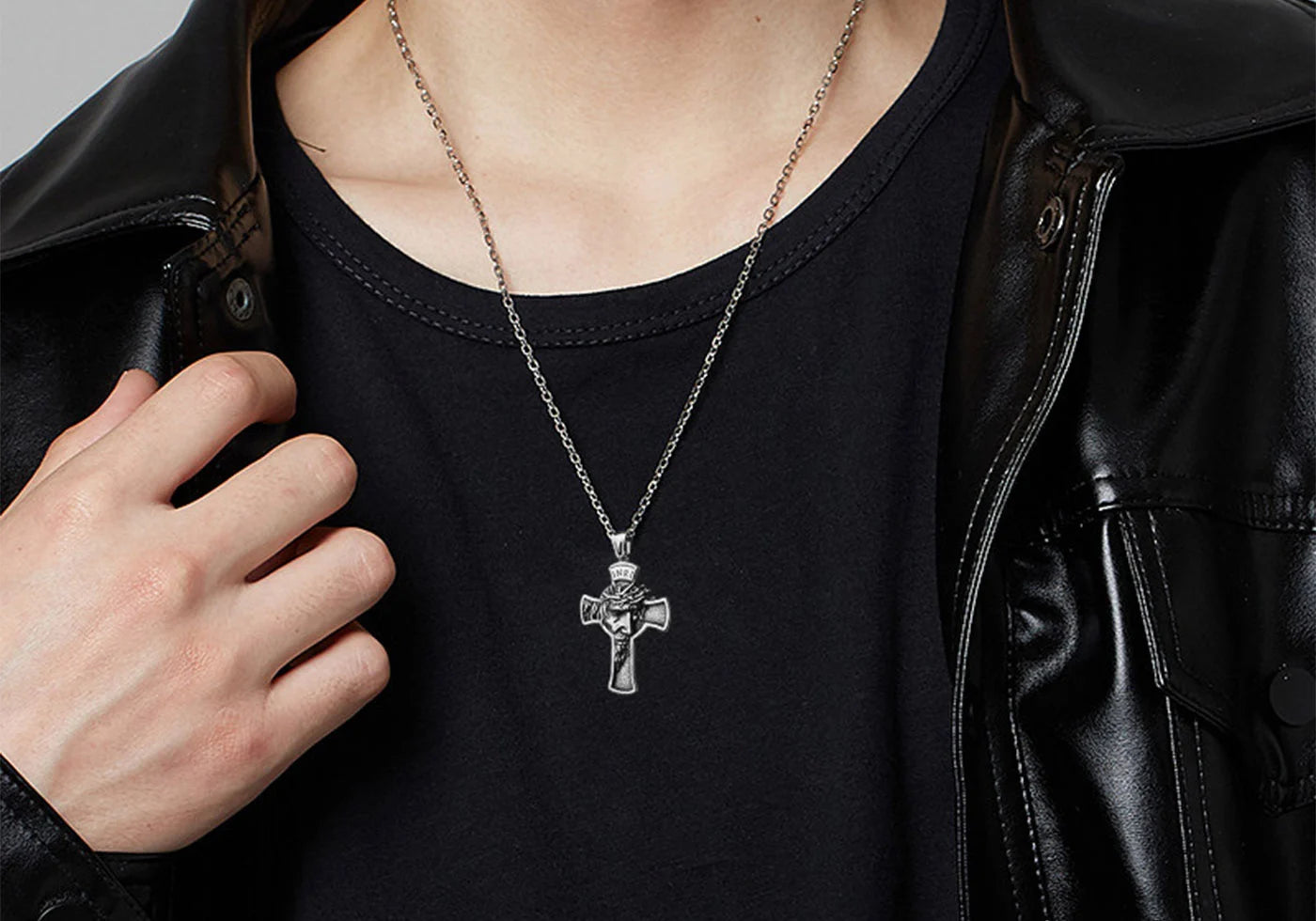 Jesus_Christ_Face_Crucifix_Cross_Stainless_Steel_Pendant