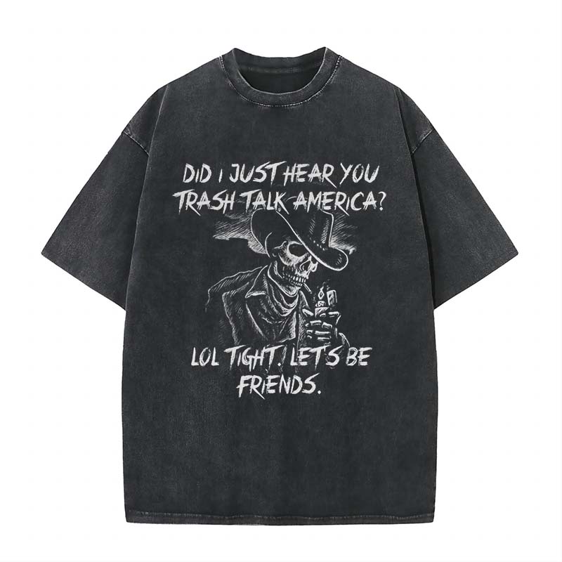 Let's Be Friends Vintage Washed T-Shirt