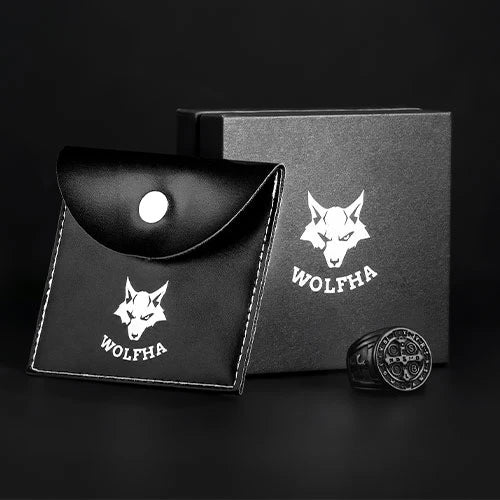 Vintage CSPB Black Stainless Steel Cross Ring