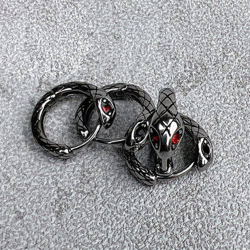 WOLFHA JEWELRY Vintage Eyes Python Earrings 3