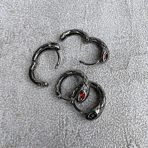 WOLFHA JEWELRY Vintage Eyes Python Earrings 6