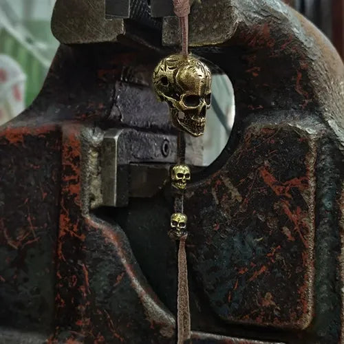 WOLFHA JEWELRY Vintage Multi-purpose Skull Pendant Keychain 3