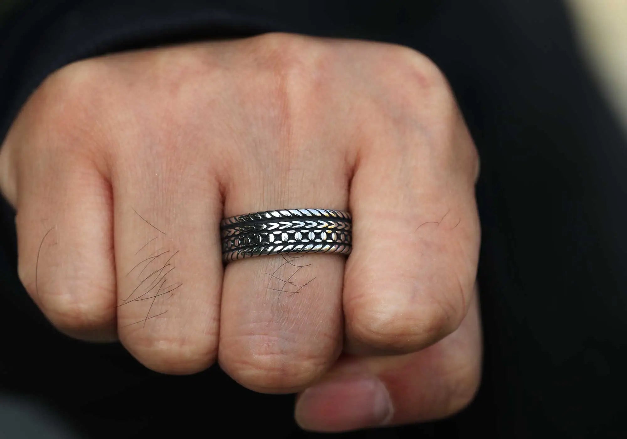 Vintage_Wheat_Pattern_Stainless_Steel_Ring