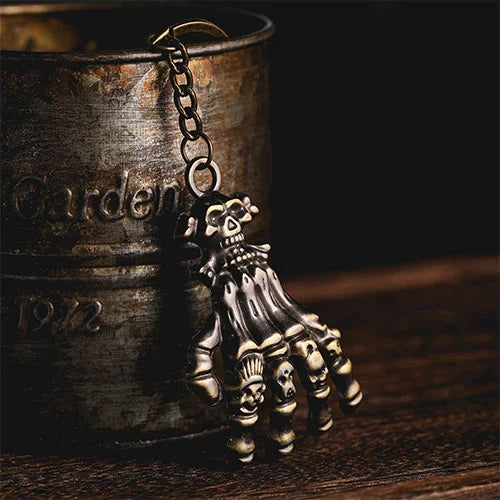 WOLFHA JEWELRY Skull Ghost Head Skull Claw Hand Keychain 4