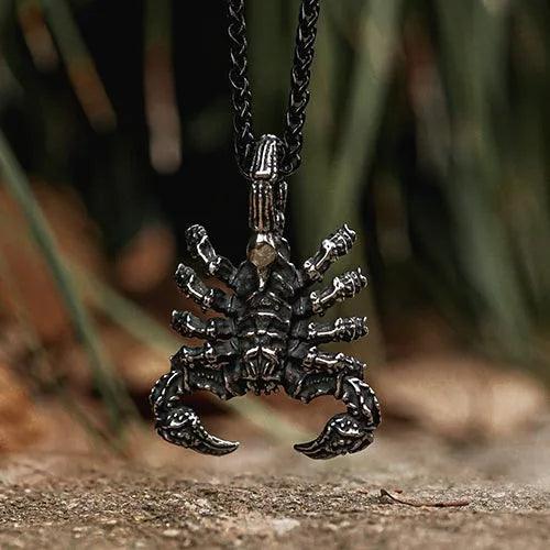 Wolfha Jewelry Darkness Stainless Steel Scorpion Pendant 1