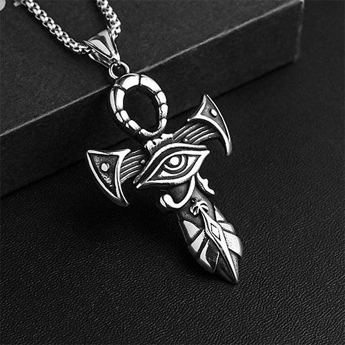 Egyptian The Eye of Horus Sword Stainless Steel Pendant