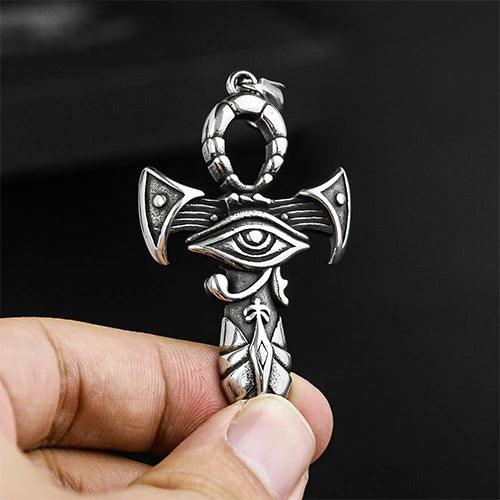 Egyptian The Eye of Horus Sword Stainless Steel Pendant