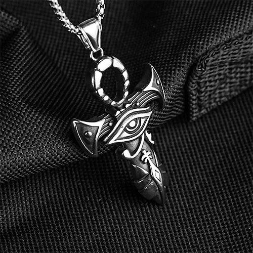 Egyptian The Eye of Horus Sword Stainless Steel Pendant