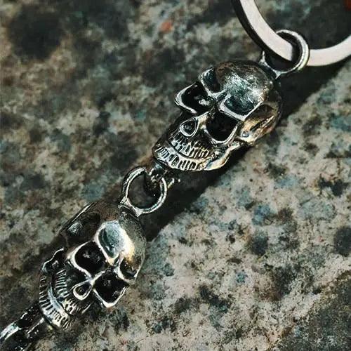 Wolfha Jewelry Punk Skull Pants Chain Keychain Wallet Chain Gothic Biker Fashion Accessories 4