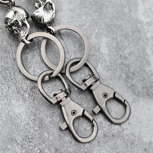 Wolfha Jewelry Punk Skull Pants Chain Keychain Wallet Chain Gothic Biker Fashion Accessories 9