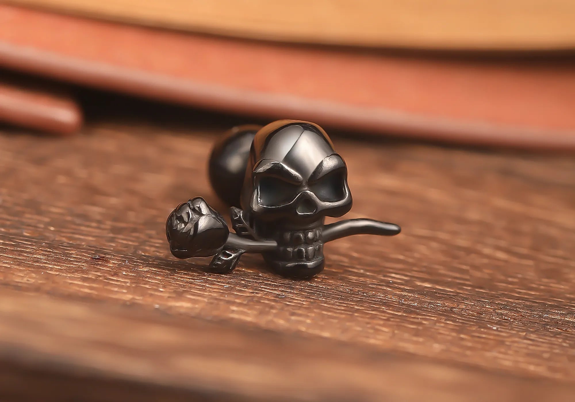 punk_skull_rose_stud_earrings