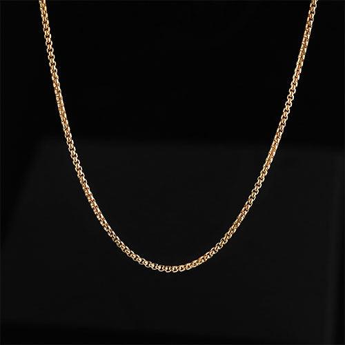 WOLFHA  JEWELRY CHAIN Box Stainless Steel Gold Chain 3