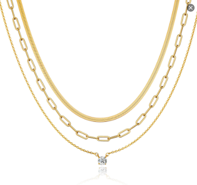 Tewiky Alloy Gemstone Necklace