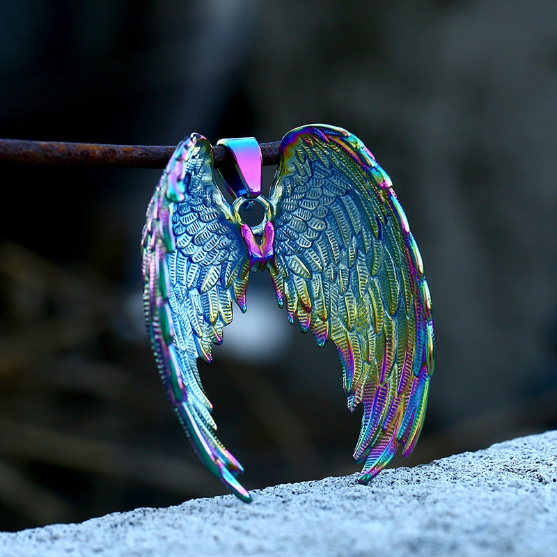 Angel Wings Stainless Steel Pendant