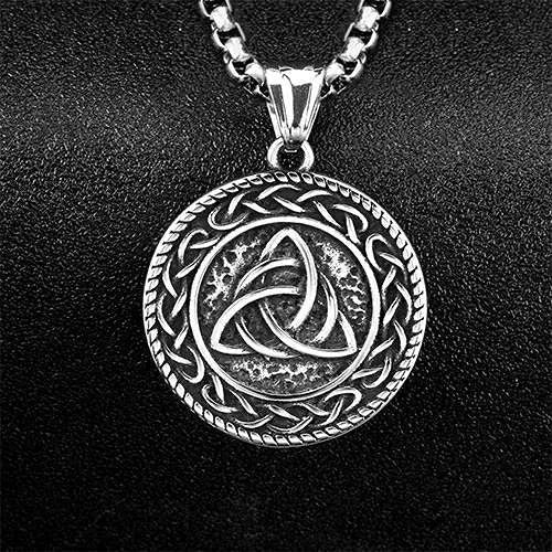 WOLFHA  JEWELRY PENDANT Celtic Trinity Love Knot Pendant Necklace 1