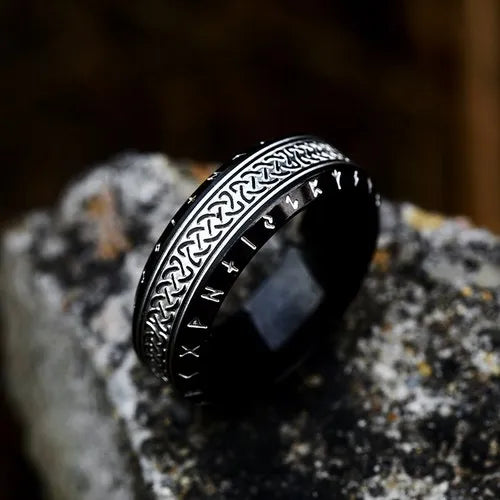 WOLFHA JEWELRY Fashion Vintage Viking Rune Ring 1