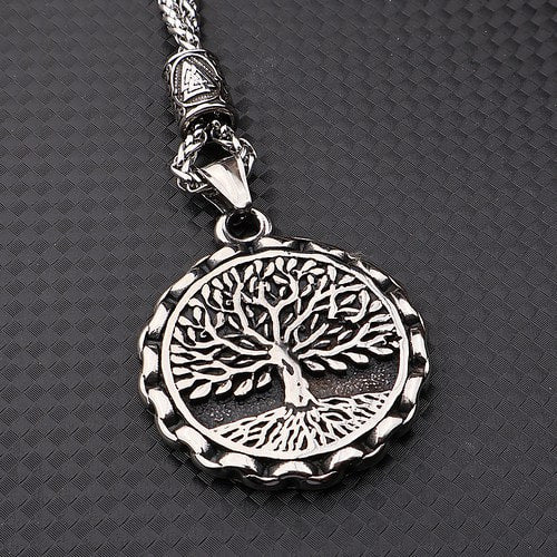 WOLFHA JEWELRY Nordic Viking Tree of Life Pendant Necklace 5