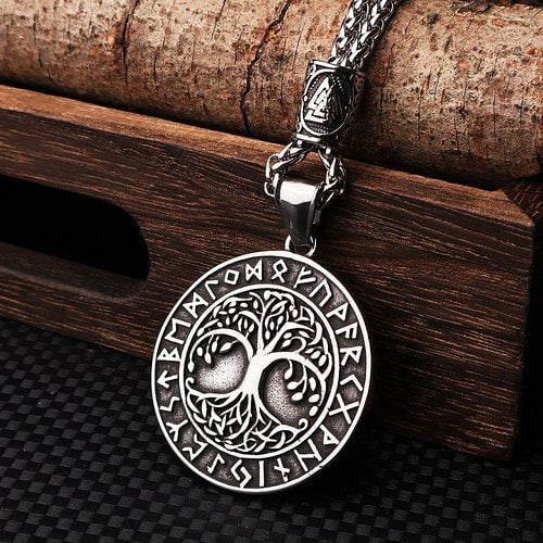 WOLFHA JEWELRY Viking Tree of Life Pendant Necklace 1