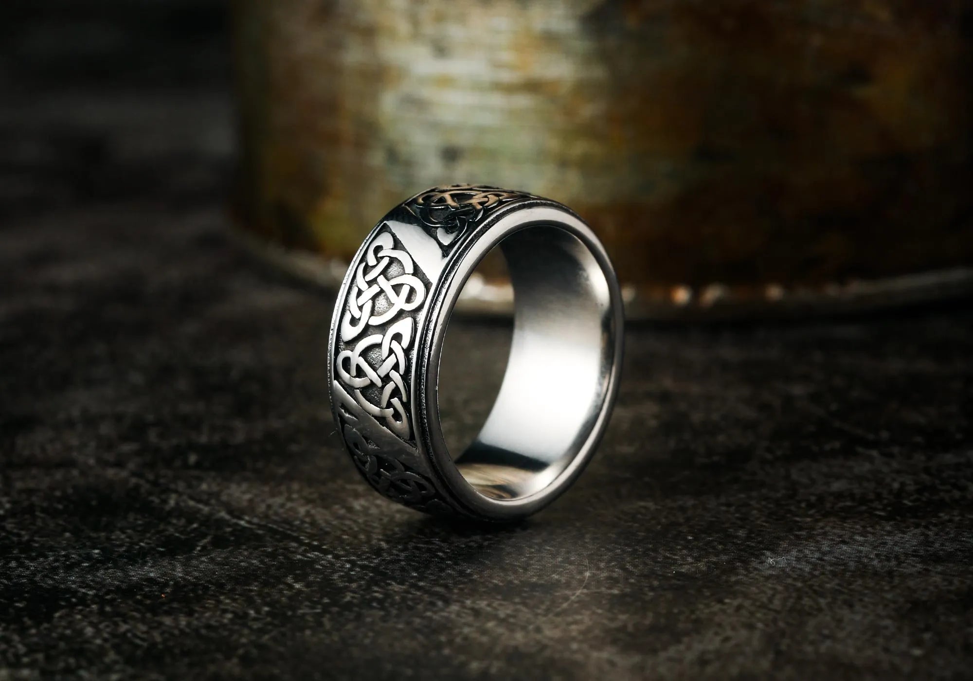 Nordic_Viking_Celtic_Knot_Stainless_Steel_Ring