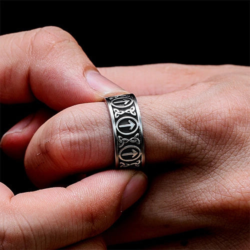 WOLFHA JEWELRY Odin Viking Rune Celtic Knot Ring 5