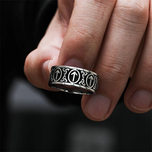 WOLFHA JEWELRY Odin Viking Rune Celtic Knot Ring 3