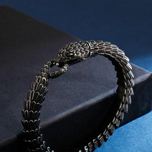 Retro Snake Link Chain Bracelet 2