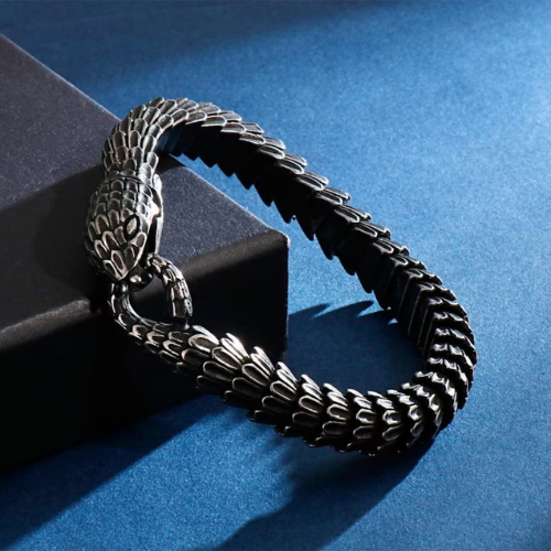 Retro Snake Link Chain Bracelet 3
