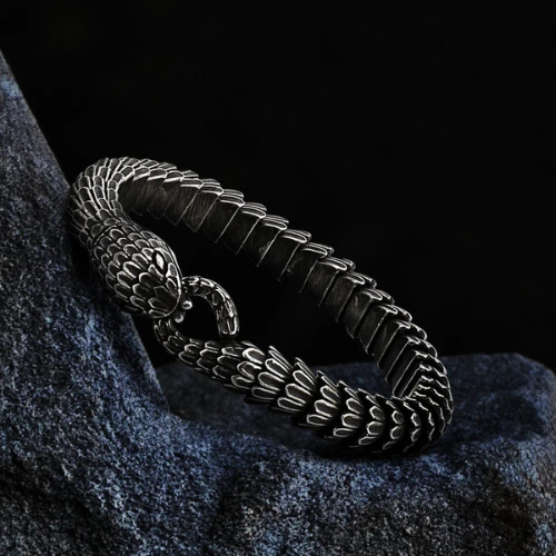 Retro Snake Link Chain Bracelet 1