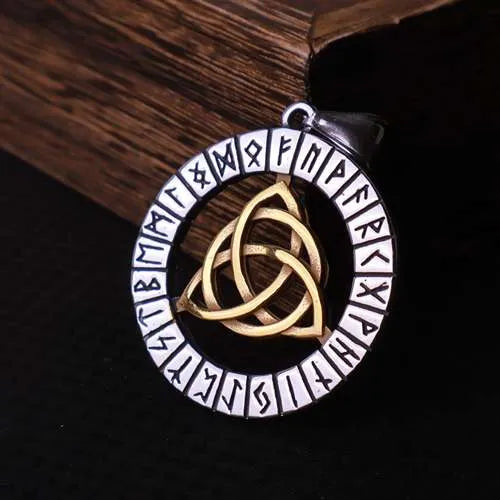 WOLFHA JEWELRY Viking Celtic Knot Rune Amulet Pendant Necklace 3