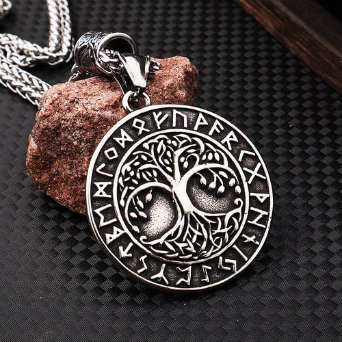 WOLFHA JEWELRY Viking Tree of Life Pendant Necklace 3