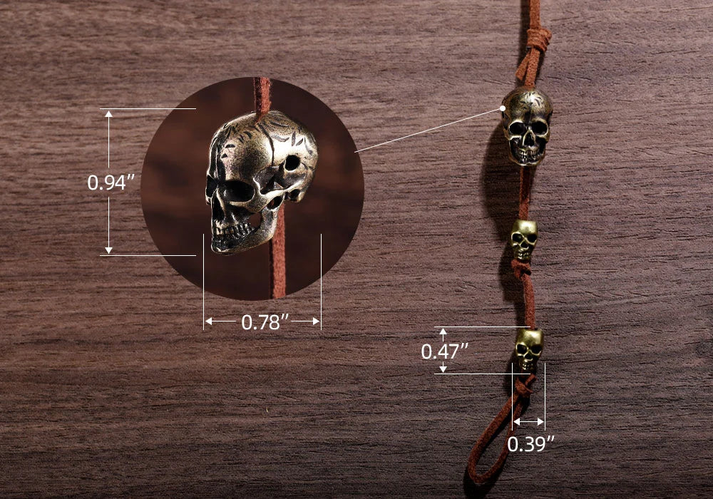 Vintage Multi-purpose Skull Pendant Keychain