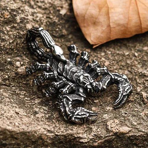Wolfha Jewelry Darkness Stainless Steel Scorpion Pendant 2