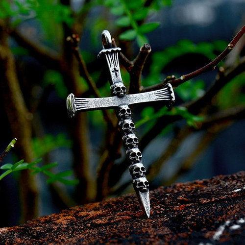 FUTIMELY Gothic Sword Dragon Necklace Vintage Dragon Wrapped Sword Cross  Pendant Necklace Punk Zircon Dragon Pendant Necklace Halloween Dark Gothic  Jewelry for Men Women (Green) - Yahoo Shopping
