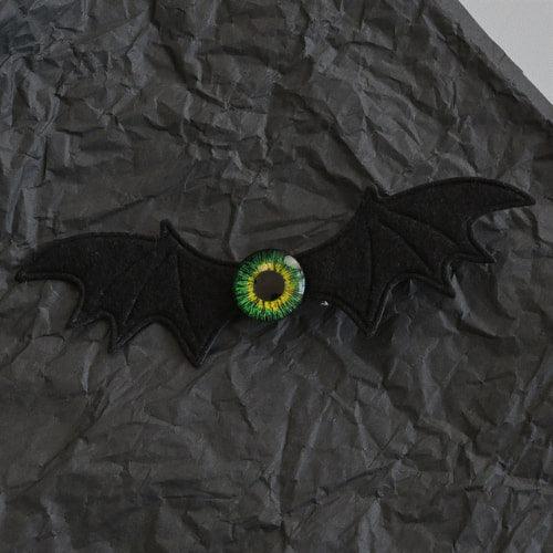 Wolfha Jewelry Halloween Bat with Evil Eye Hair Clip 4