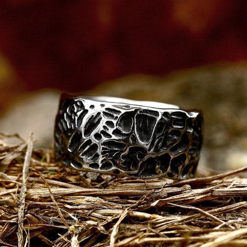 Wolfha Jewelry Valknut Stainless Steel Viking Ring 5